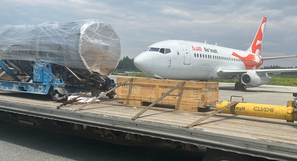 Roll-tite transport for aerospace components