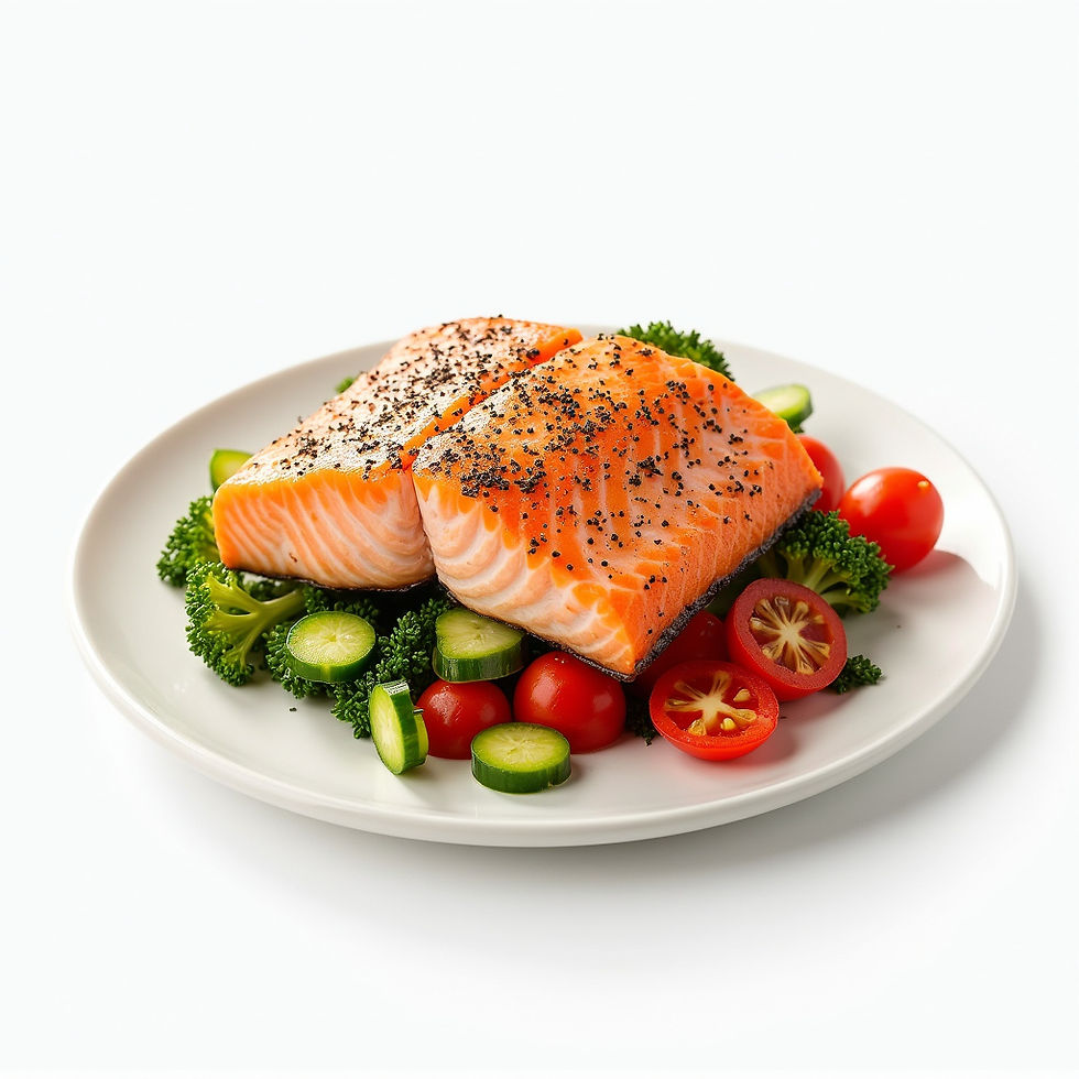 Salmão Com Legumes