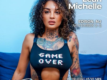 Leah Michelle Ready to Rock EXXXOTICA at Erotic Sky Mag & AltErotic Booths