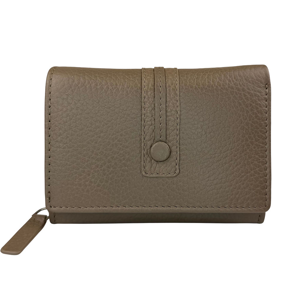 Miniatura: "Lace up" Portafoglio piccolo in pelle RFID