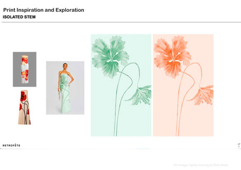 Print Design, Print Placement, Print Exploration, Floral Design