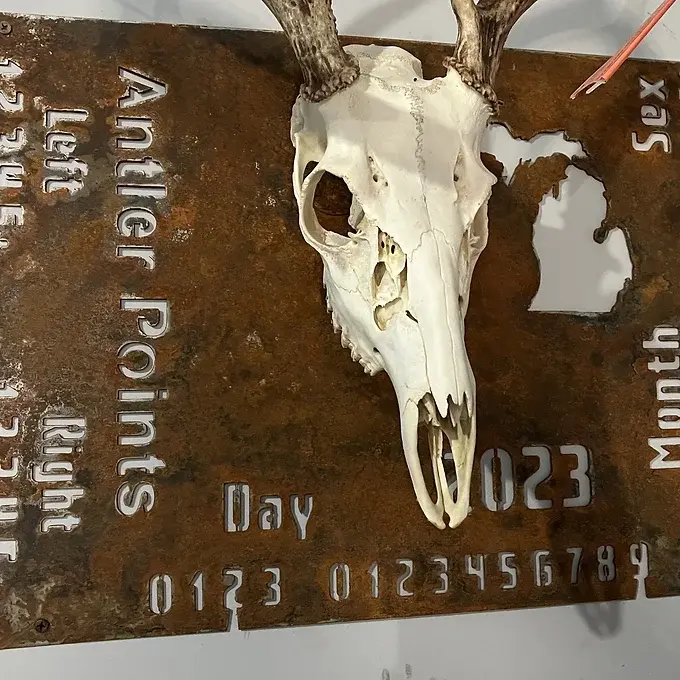 Michigan Deer Tag Plaque
