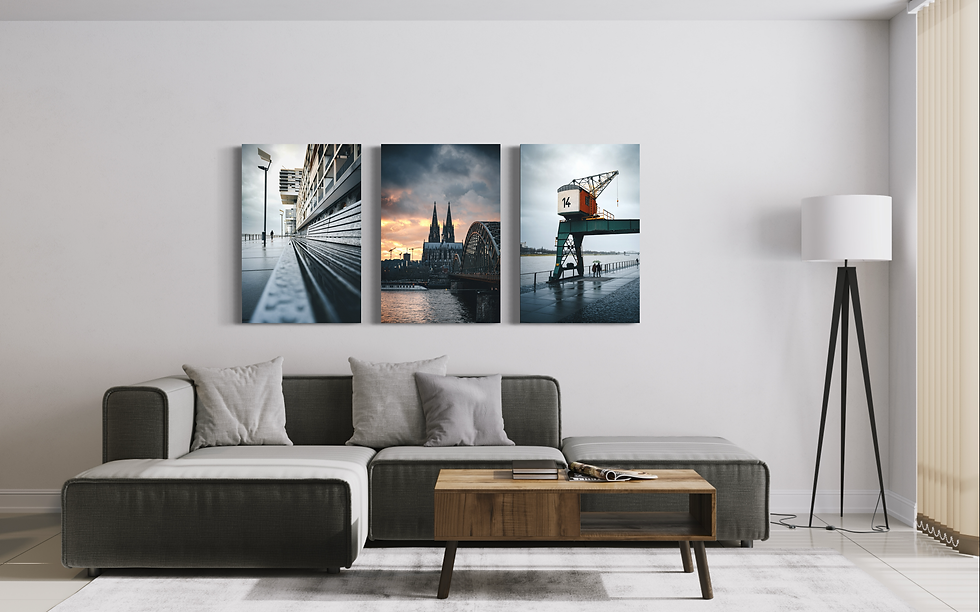 Miniaturbild: Cologne: St. Martin am Abend (hoch) Zwei