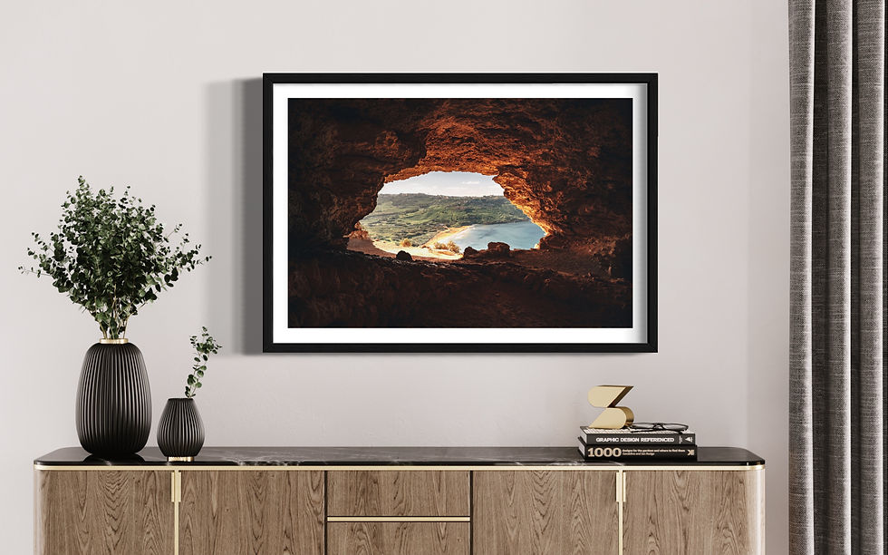 Thumbnail: Malta:  Ramla Bay (Gozo) Oben (quer)