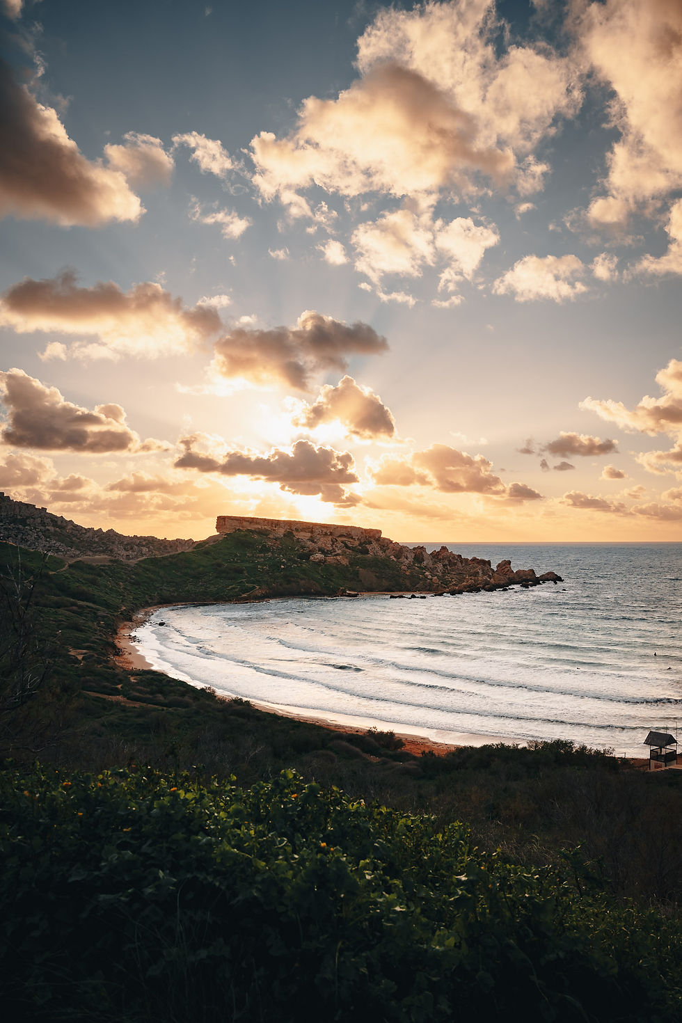 Thumbnail: Malta: Ghajn Tuffieha Sunset Hoch
