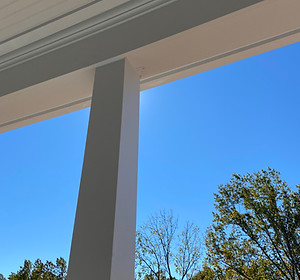 A column that was installed to a new home.