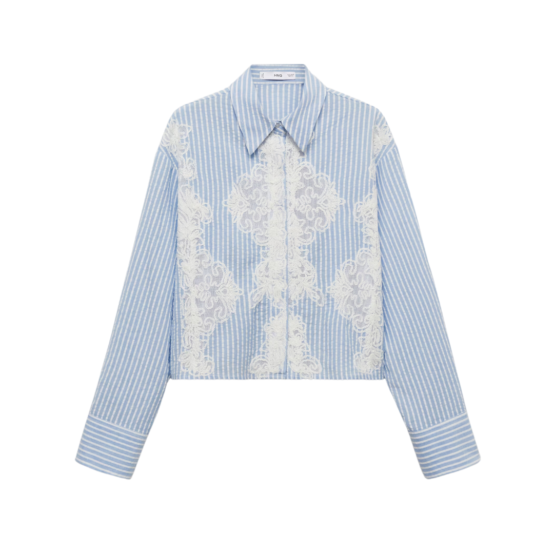 broderie anglaise shirt, tiffany leigh design