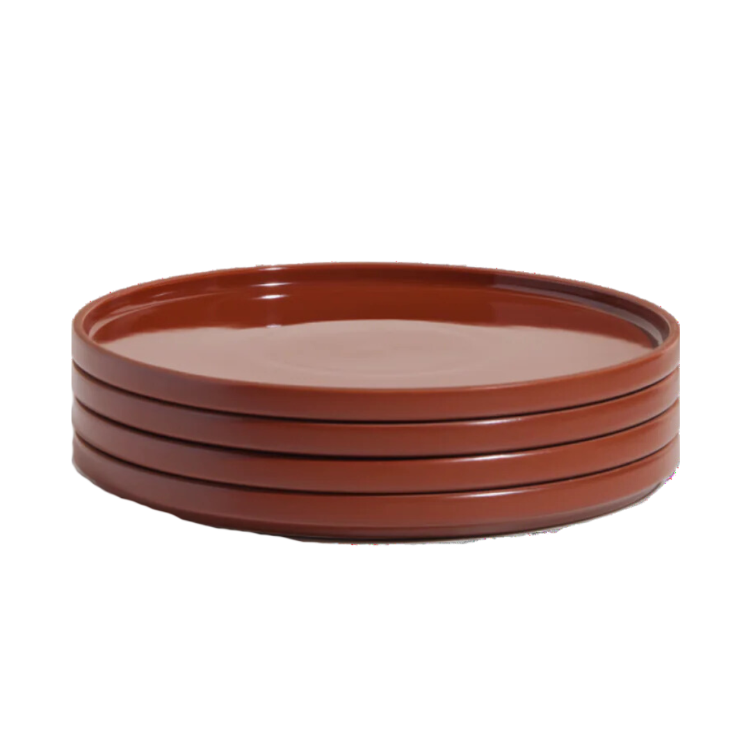 Outdoor dining inspiration, terracotta dinnerware