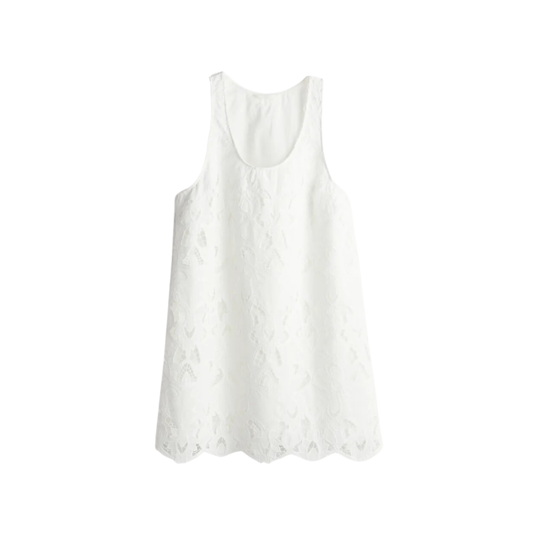 Broderie anglaise dress, tiffany leigh design