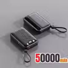 Thumbnail: Lenovo 50000mAh Portable Battery Fast Charging Power Bank USB