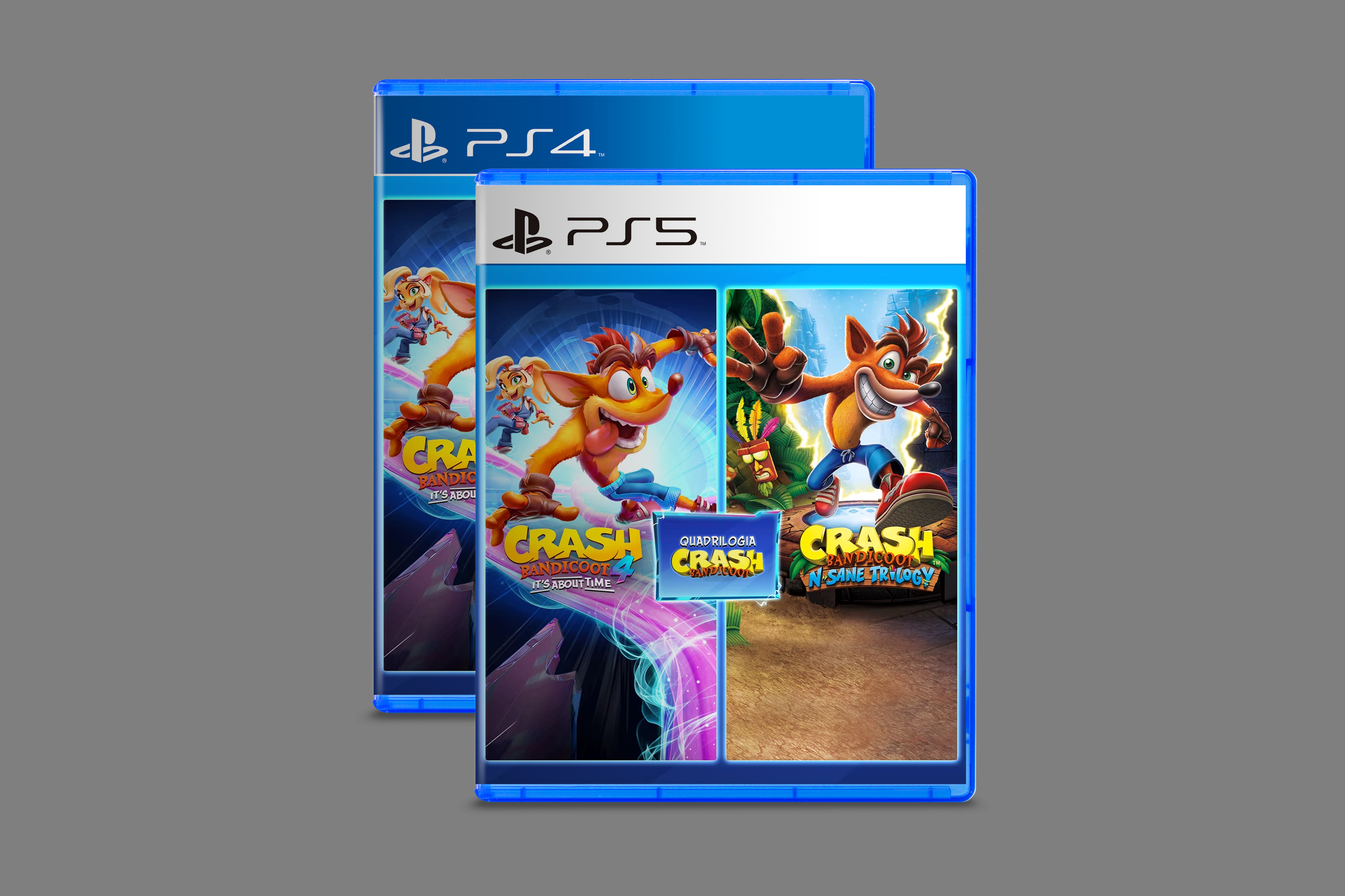 Crash Bandicoot Quadrilogia - PS4/PS5 Aluguel Mídia Primaria 10 Dias