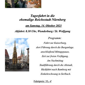Tagesfahrt nach Nürnberg