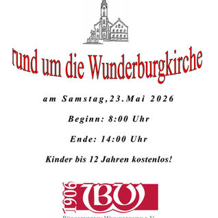 Trödelmarkt rund um die Wunderburgkirche
