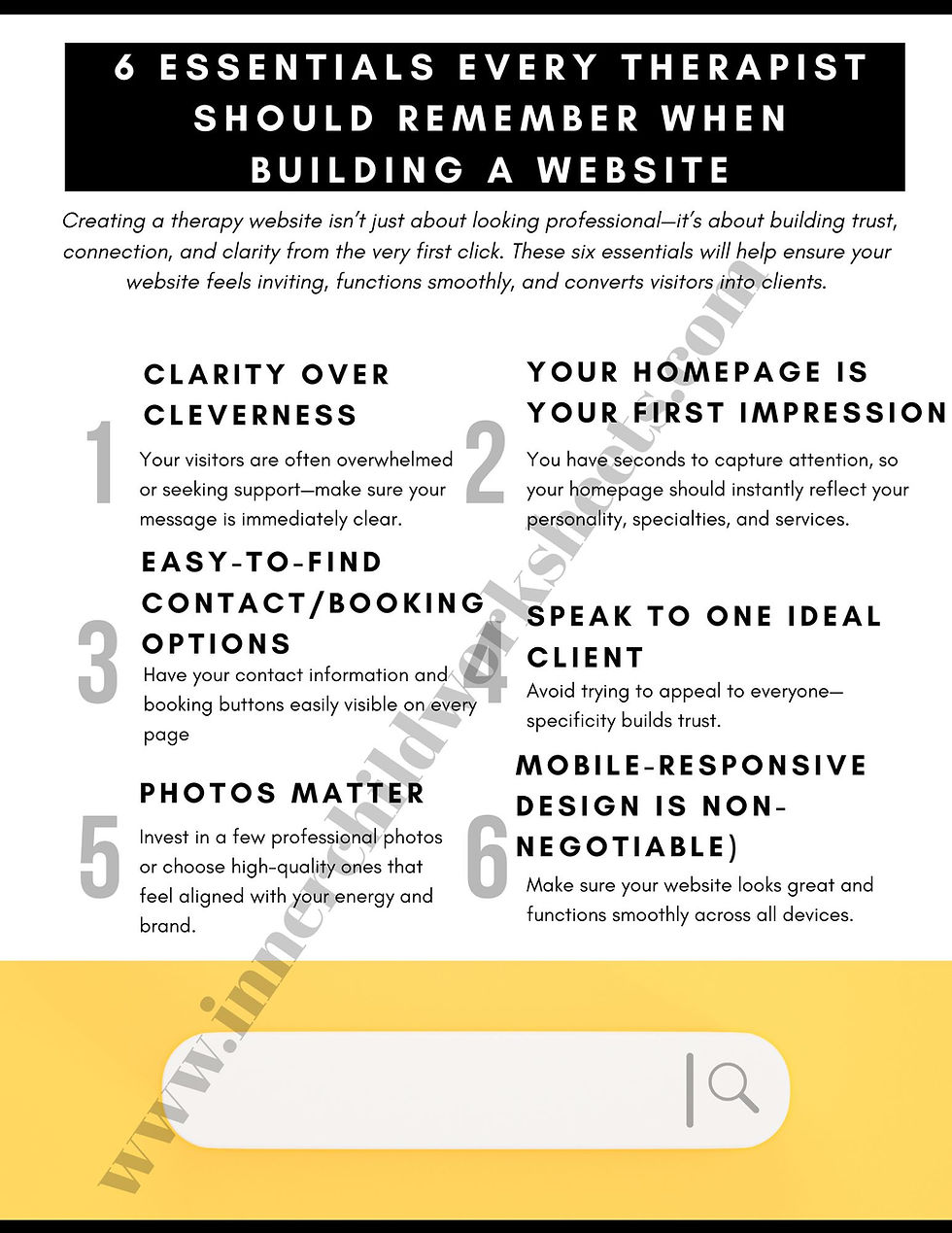 Thumbnail: website optimization guide for therapists PDF