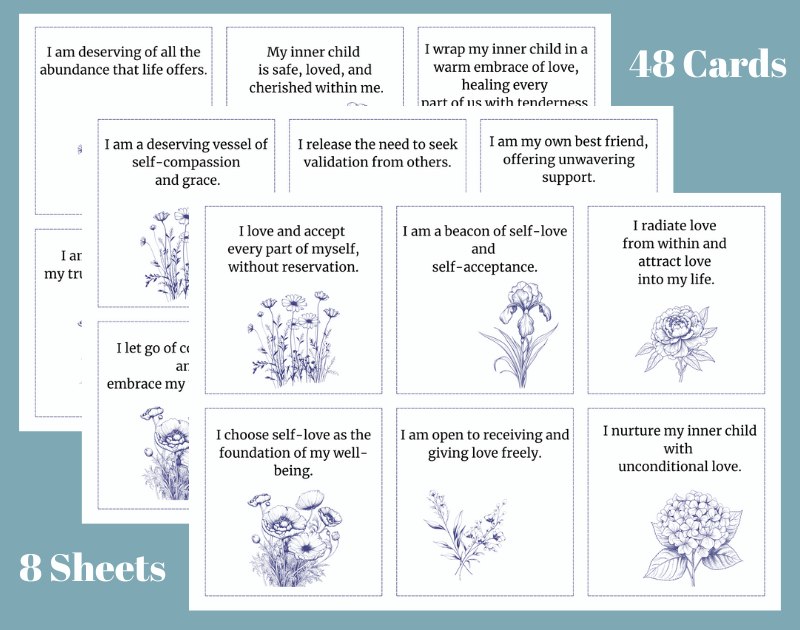 Thumbnail: Inner Child Digital Flashcards