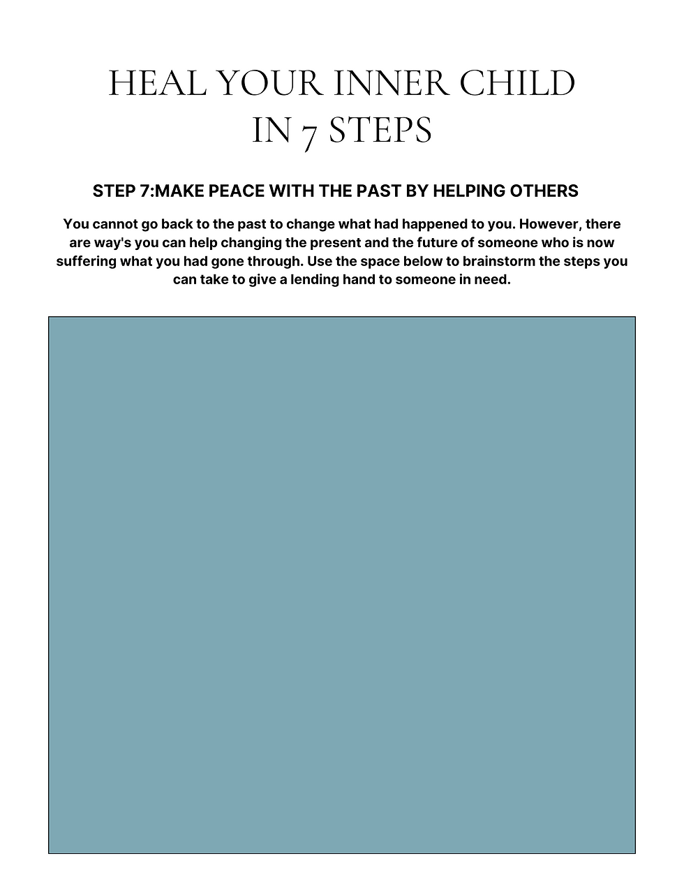 Thumbnail: Heal Your Inner Child in 7 Steps