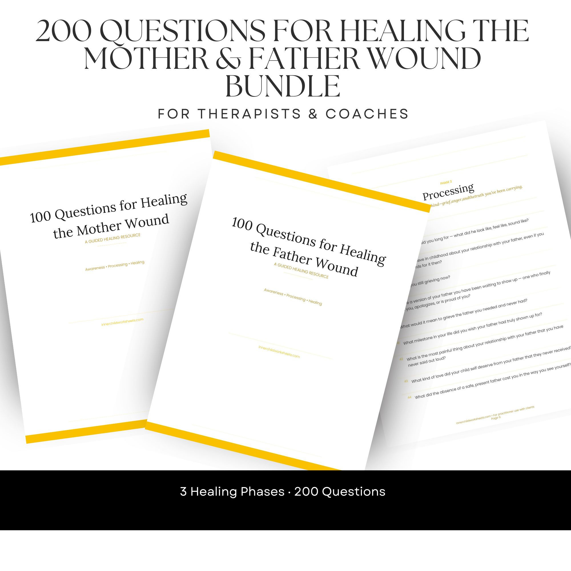 Mother Wound & Father Wound Healing Bundle PDF