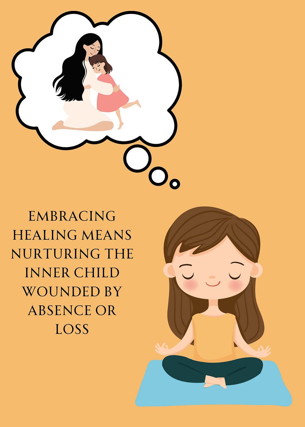 Thumbnail: Girl Meditating Digital Wall Art