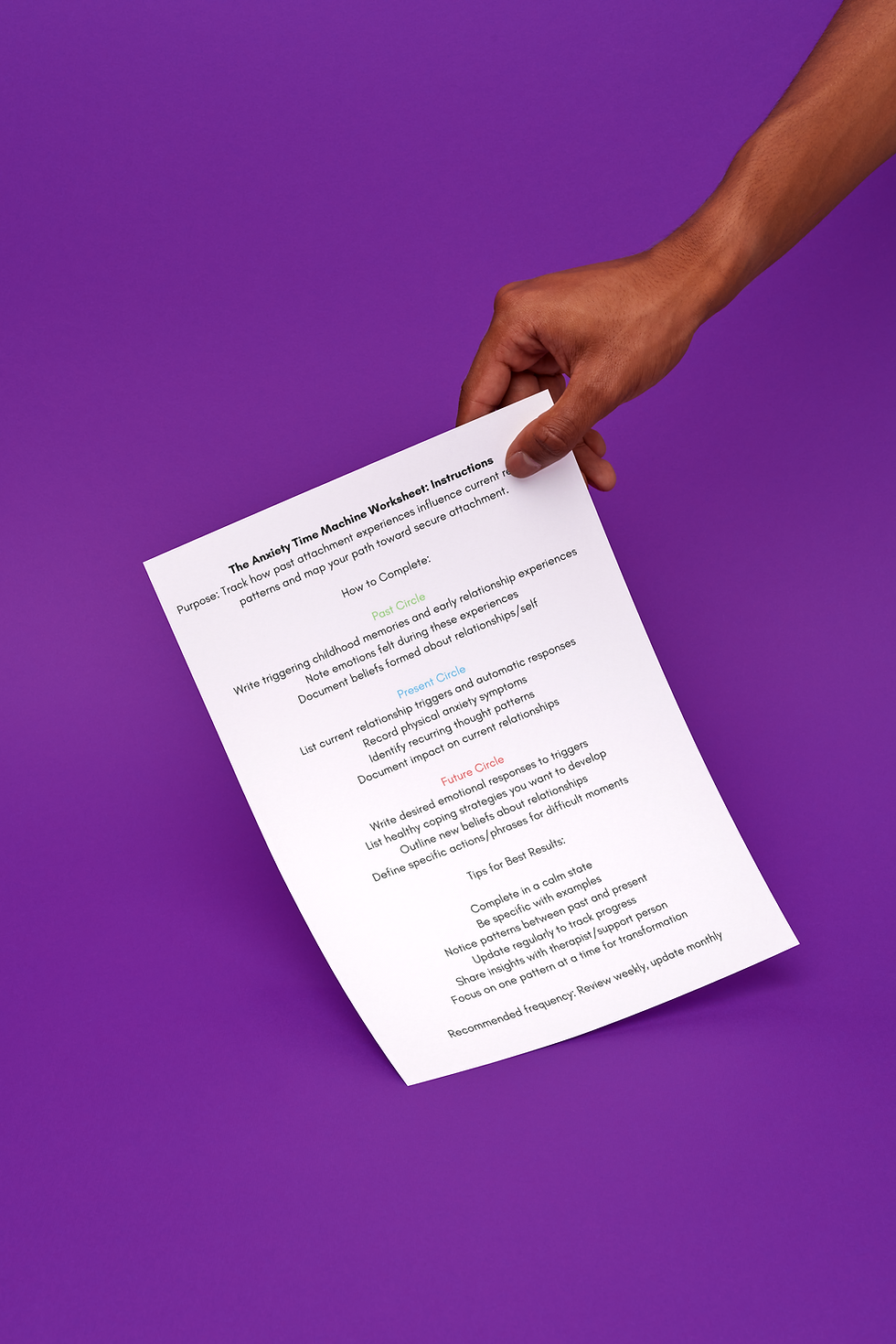 Thumbnail: Anxious Attachment Worksheet PDF