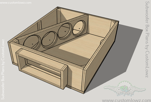 4 Skar Audio ZVXv2 12s 4th Order Blow Thru | CustomLowz