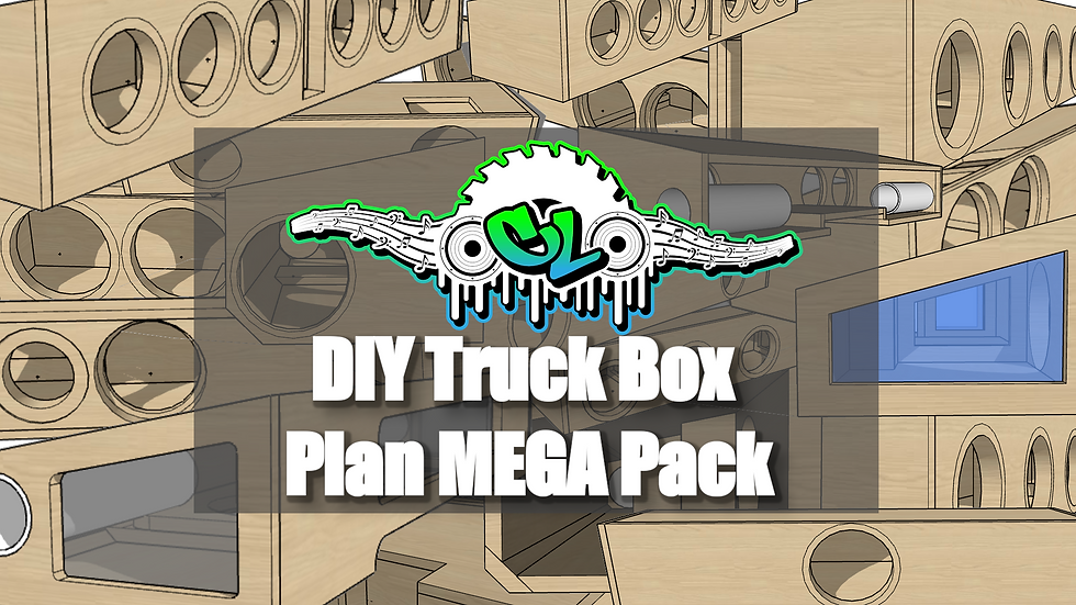 Truck DIY Subwoofer Box Plans Pack!