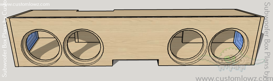 Thumbnail: 2021 Chevy Crew Cab (4) Sundown Audio Xv4 8s underseat subwoofer box plans