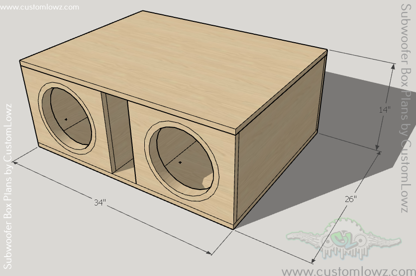 Thumbnail: 2 Skar Audio EVL 10s subwoofer box plans