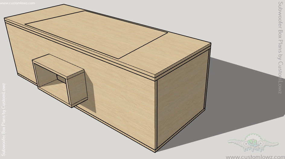 Thumbnail: 2 Skar Audio VFX 15s 4TH Order Blow Thru subwoofer box plans