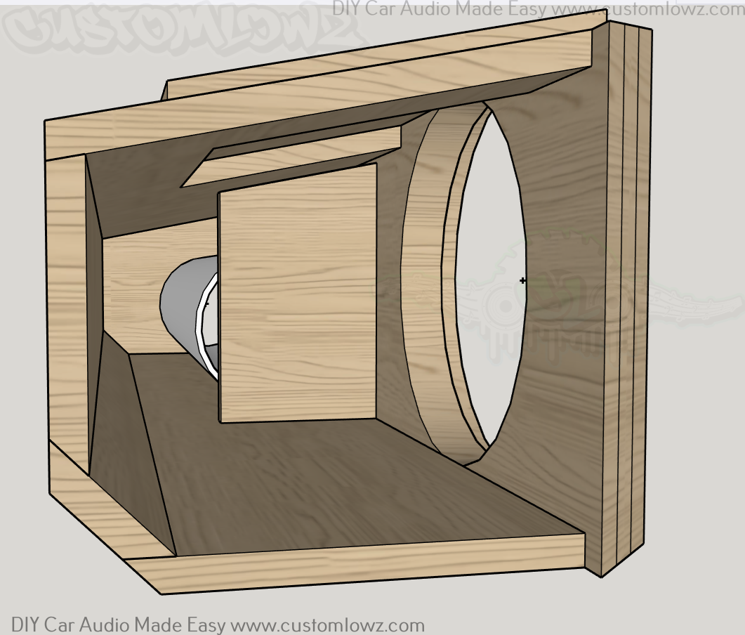 2008-2025 Ford F150 Crew Avatar STU-12  12 Subwoofer Box Plan