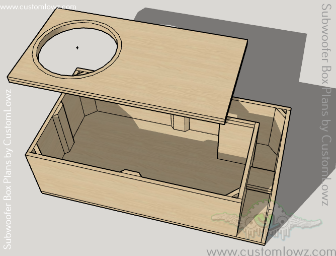 Thumbnail: Ampere Audio AA-3.0 18 subwoofer box plans