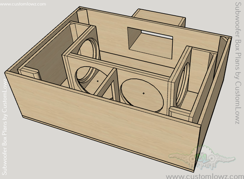 Sixth Order 8th Order Bandpass Box Synergy Audio WFO2K 12 6th