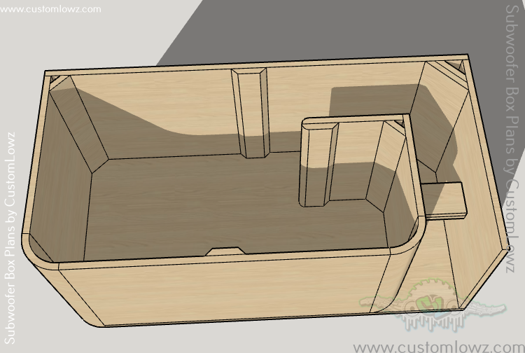 Thumbnail: 4 MMATS audio Dreadnought 12s subwoofer box plans