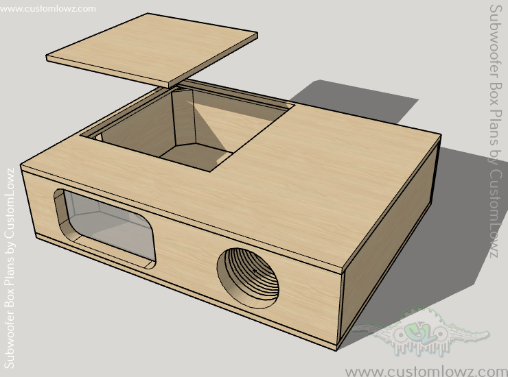 JL Audio W7 8 4th Order subwoofer box plans