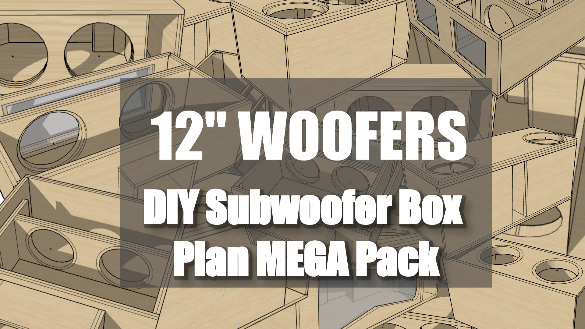 12" Subwoofer Box Plans Pack!