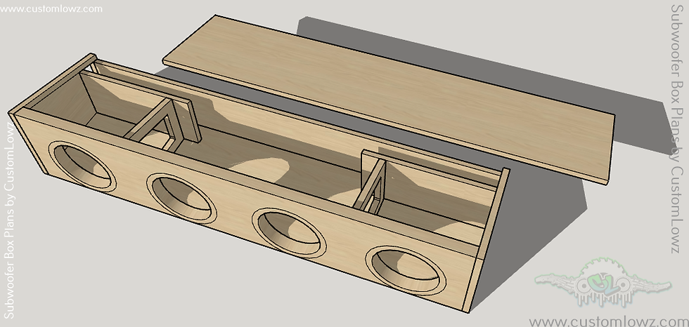 Thumbnail: 2021 Ford F250 Crew Cab (4) Ct Sounds Meso 8s underseat subwoofer box plans