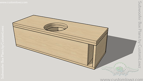 JL Audio 8w3v3 Ported subwoofer box plans | CustomLowz