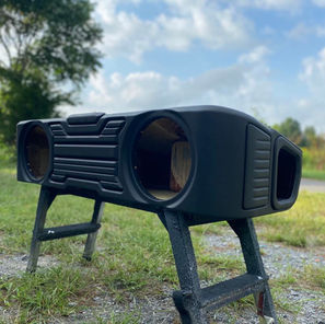 GM truck box wrapped in OEM vinyl 