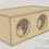 Thumbnail: 2 American Bass HD 10s Ported  Subwoofer Box Plans