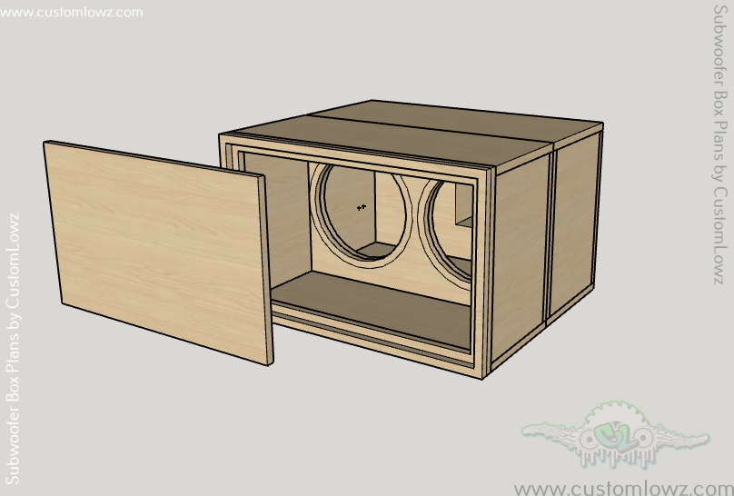Thumbnail: 2 JL Audio 12w6 v3 12s 4TH Order subwoofer box plans