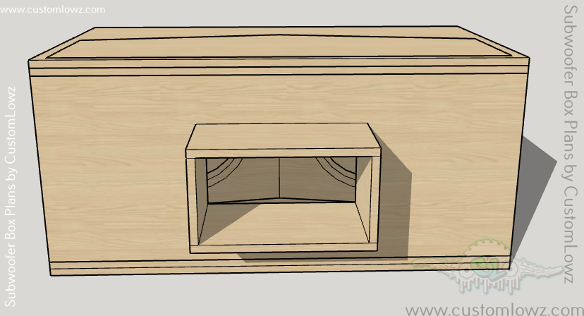 Thumbnail: 2 Resilient Sounds Platinum 15s 4th Order BlowThru subwoofer box plans