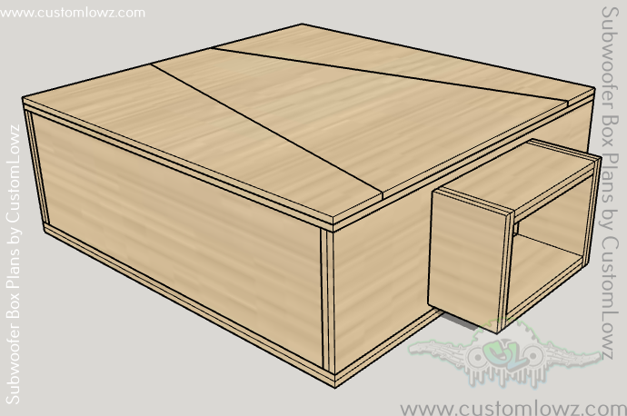 4 JL Audio Marine M7 12s 4TH Order subwoofer box plans