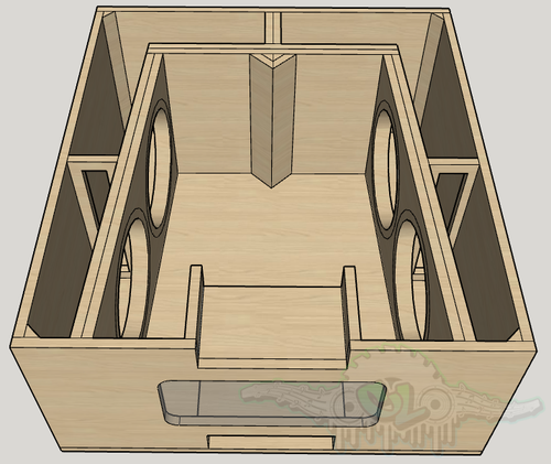 Sundown Audio X 12's 4th Order Subwoofer Box Plans CustomLowz