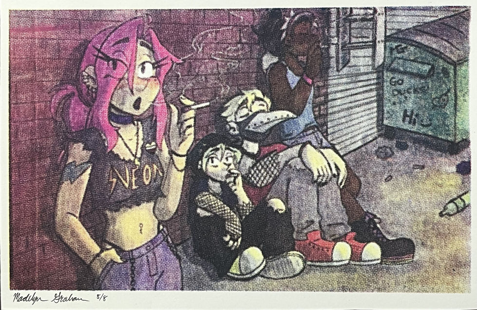 "Post Concert Smoke"