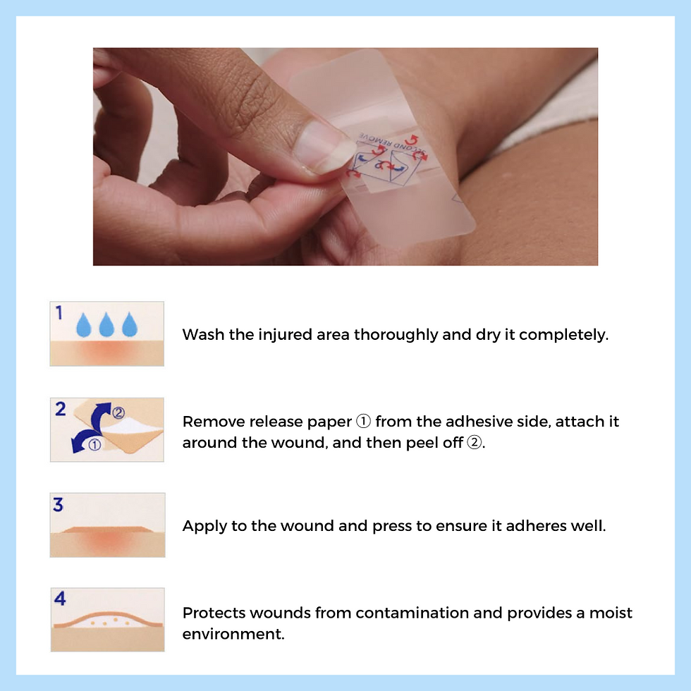 Thumbnail: Medifoam | Bordered Hydrocolloid Dressing H Band, 7 Bands