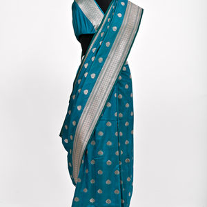 Nakshi Jangla Jari Silk Saree