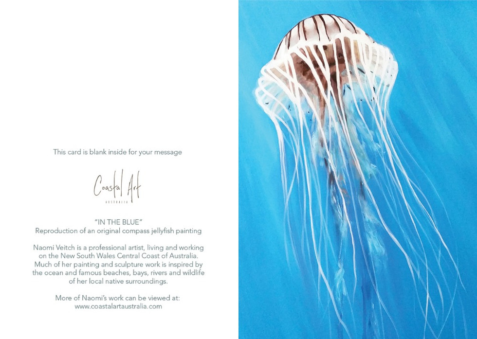 jellyfish greeting card
