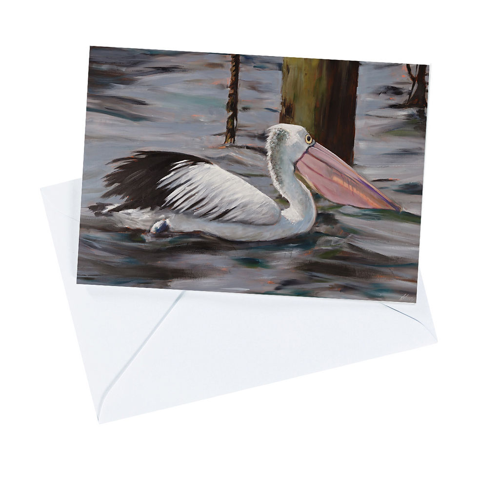 Pelican on pylon