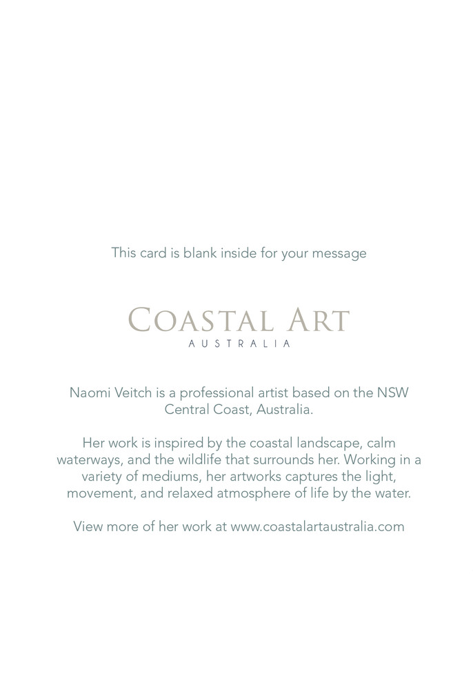 back of greeting card