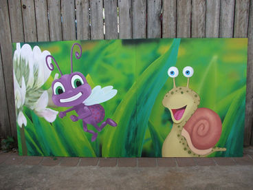 school mural bugs