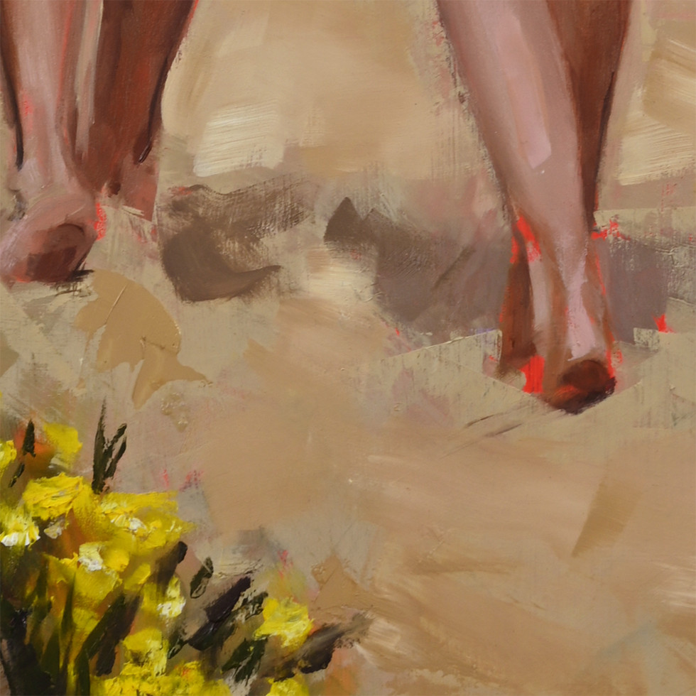 detailed view of the painting